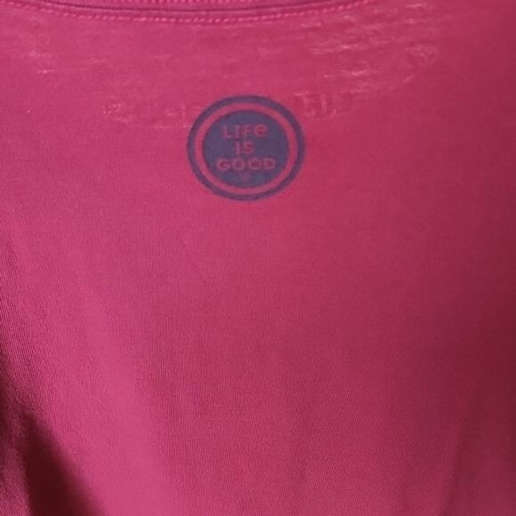 Life is Good "Good Vibe Tribe" Holiday Snowman Long Sleeve Crusher Sz L T-shirt - Picture 2 of 12